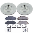 PowerStop Genuine Geomet Coated Rotor and Low-Dust Ceramic Brake Pad Kit