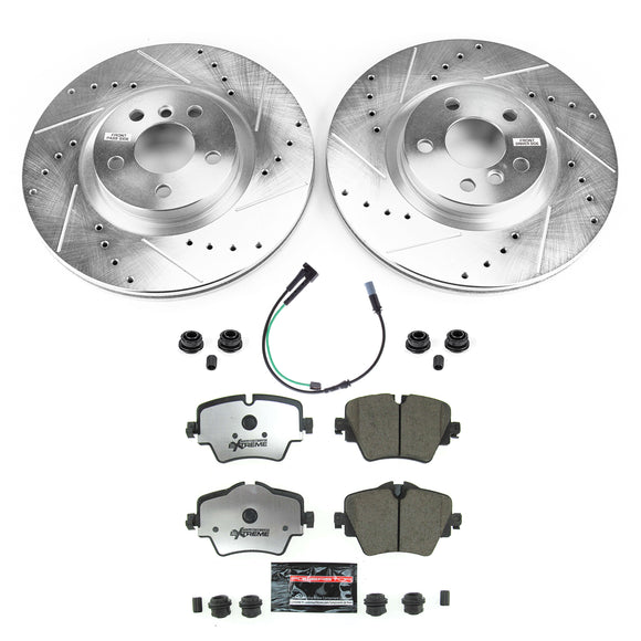 PowerStop Z26 Street Performance Ceramic Brake Pad and Drilled & Slotted Rotor K