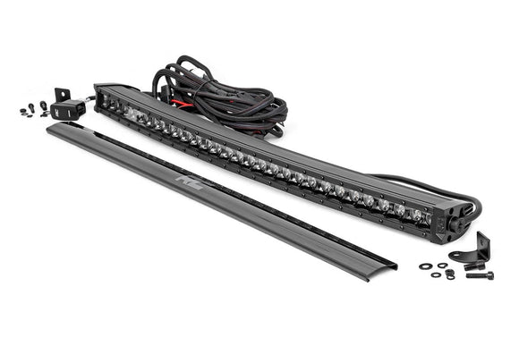 Rough Country Black Series LED 30" LightCurved Single Row White DRL