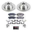 PowerStop OE Stock Replacement Low-Dust Ceramic Brake Pad and Rotor Kit
