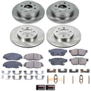PowerStop OE Stock Replacement Low-Dust Ceramic Brake Pad and Rotor Kit
