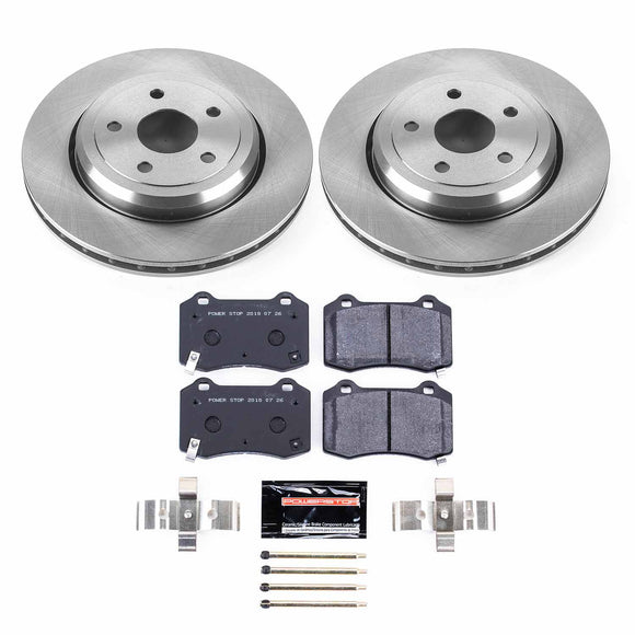 PowerStop Track Day High-Performance Brake Pad and Rotor Kit