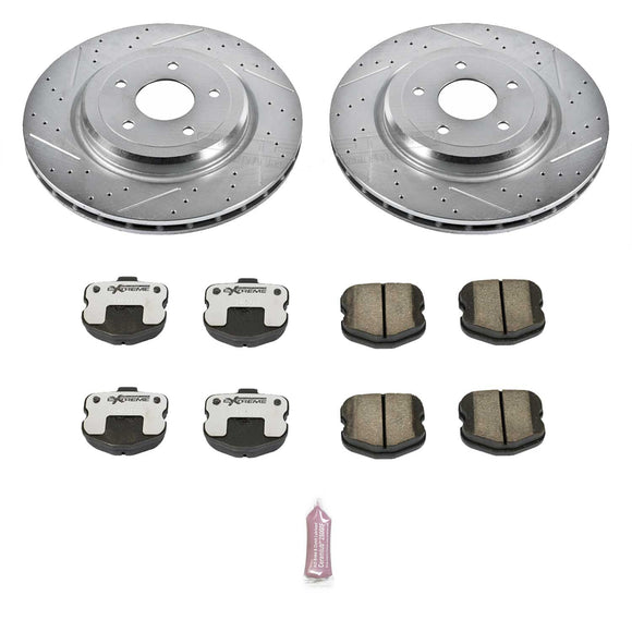 PowerStop Z26 Street Performance Ceramic Brake Pad and Drilled & Slotted Rotor K