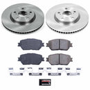 PowerStop OE Stock Replacement Low-Dust Ceramic Brake Pad and Rotor Kit