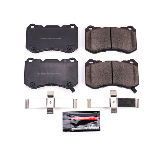 PowerStop Z23 Evolution Sport Carbon-Fiber Brake Pads With Hardware