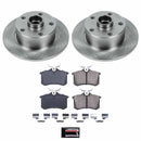 PowerStop OE Stock Replacement Low-Dust Ceramic Brake Pad and Rotor Kit
