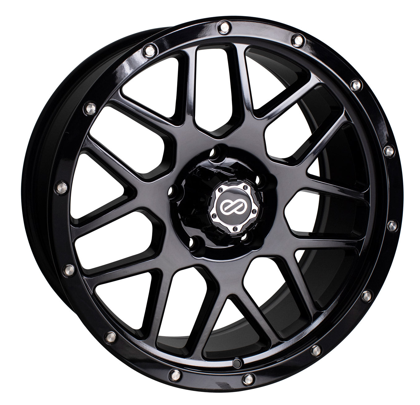 20X9 ENKEI MATRIX BLACK GLOSS WHEEL/RIM  ET15 526-290-9515BK 6X135