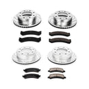 PowerStop Z23 Daily Driver Carbon-Fiber Ceramic Brake Pad and Drilled & Slotted