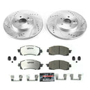 PowerStop Z26 Street Performance Ceramic Brake Pad and Drilled & Slotted Rotor K