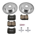 PowerStop Z23 Daily Driver Carbon-Fiber Ceramic Brake Pad and Drilled & Slotted