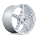 20X11 Foose 1PC F174 CF8 Gloss Silver 5X120 ET43 Wheel Rim-2