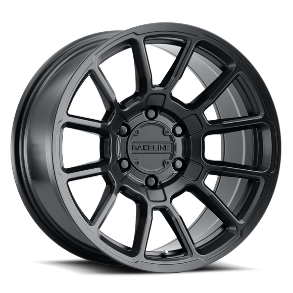 17x8.5 Raceline 950B Satin Black 6x114.3 6x4.5 ET18 Wheel Rim