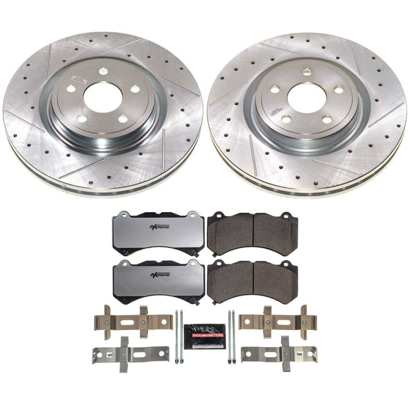PowerStop Z26 Street Performance Ceramic Brake Pad and Drilled & Slotted Rotor K