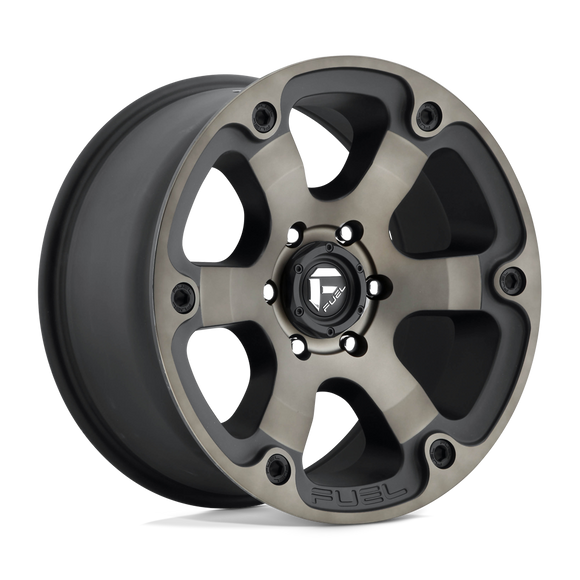 20x10 Fuel Off-Road D564 Beast Matte Black Double Dark Tint 8x180 ET-18 Wheel
