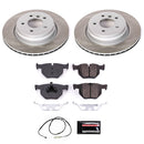 PowerStop Semi-Coated Rotor and Low-Dust Ceramic Brake Pad Kit