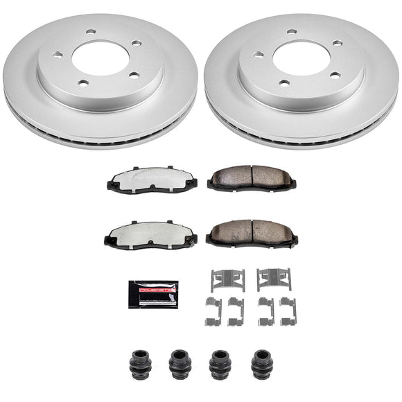 Z36 Truck & Tow Premium Carbon-Fiber Ceramic Brake Pad and Fully Coated Rotor Ki