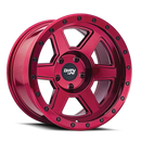 17x9 Dirty Life 9315 Compound Crimson Candy Red 5x127 5x5 ET-38 Wheel Rim