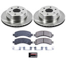 PowerStop OE Stock Replacement Low-Dust Ceramic Brake Pad and Rotor Kit