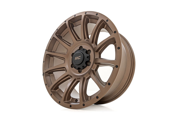 18x9 Rough Country 90 Series Bronze 6x135 ET-12 Wheel Rim