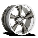 20.00x10.00 AME Boss Graphite With Diamond Cut Lip 5x114.3 2.00 5.58 72.56 Wheel