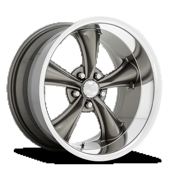 20.00x10.00 AME Boss Graphite With Diamond Cut Lip 5x114.3 2.00 5.58 72.56 Wheel