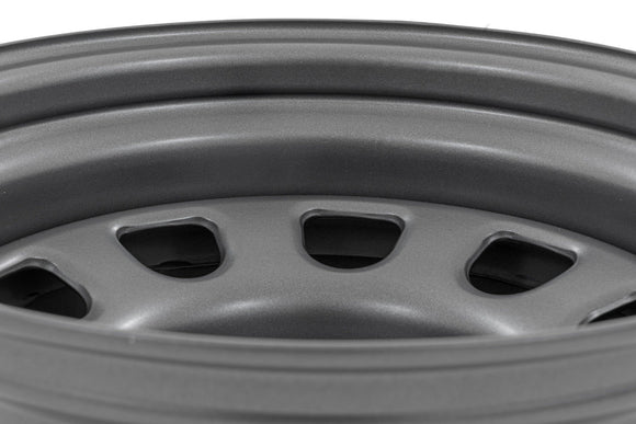 Rough Country Steel Wheel Gray 17x9 5x5 5x127 ET12 Wheel Rim