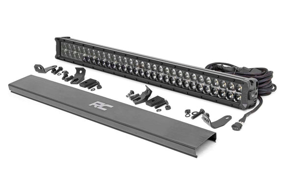 Rough Country Black Series LED Light 30" Dual Row For White DRL