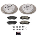 PowerStop Semi-Coated Rotor and Low-Dust Ceramic Brake Pad Kit