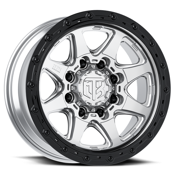 20x9 MTX Spitfire 8 Machined With Black Ring 8x165.1 ET0 CB125.2 Wheel