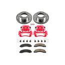 PowerStop Z23 Daily Driver Carbon-Fiber Ceramic Pads Drilled & Slotted Rotor & C