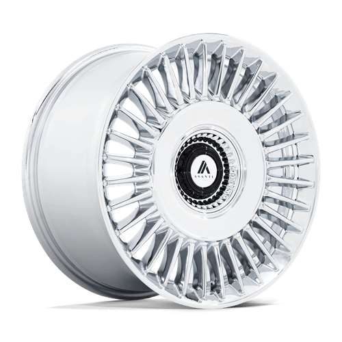 20X9 Asanti Black ABL-40 Tiara Chrome 5X115 5X120 ET15 Wheel Rim