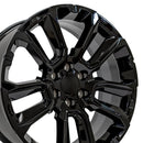 22" Replica CV68 fits Chevrolet Suburban 1500 22x9 Gloss Black
