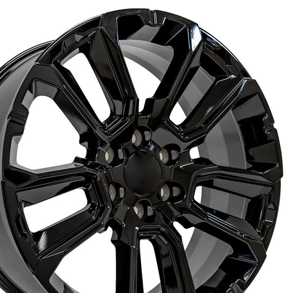 22" Replica CV68 fits Chevrolet Suburban 1500 22x9 Gloss Black