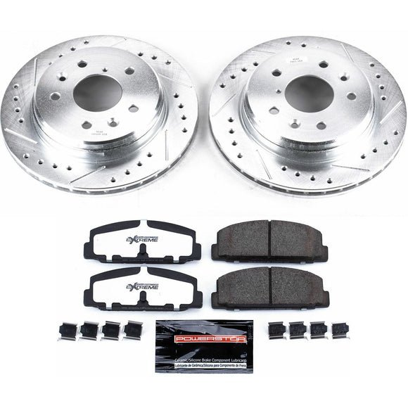 PowerStop Z26 Street Performance Ceramic Brake Pad and Drilled & Slotted Rotor K