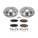 PowerStop OE Stock Replacement Low-Dust Ceramic Brake Pad and Rotor Kit