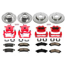 PowerStop Z23 Daily Driver Carbon-Fiber Ceramic Pads Drilled & Slotted Rotor & C