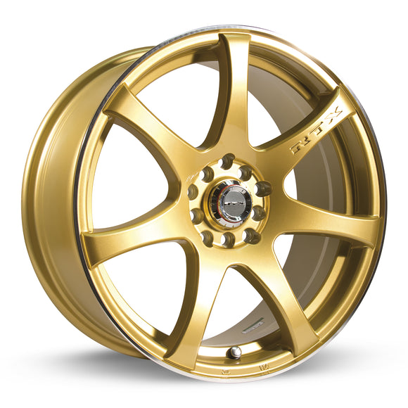 15x6.5 RTX Ink Gold Machined 4x100/114.3 ET40 wheel/rim