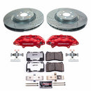 PowerStop Z26 Street Performance Ceramic Brake Pad, Drilled Slotted Rotor, and C