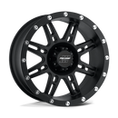 18X9 Pro Comp Alloys PA31 Stryker Flat Black 5x127 ET0 Wheel Rim