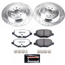 PowerStop Z36 Carbon-Fiber Ceramic Brake Pad with Drilled and Slotted Rotor Kit