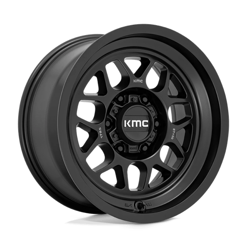 17X8.5 KMC KM725 Terra Satin Black 6X120 ET0 Wheel Rim