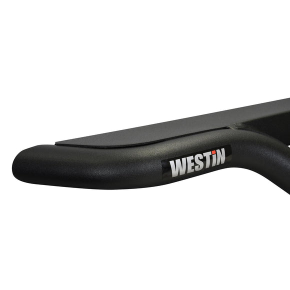 Westin Outlaw Drop Nerf Step Bars Powder Coated Textured Black Steel 20-14015