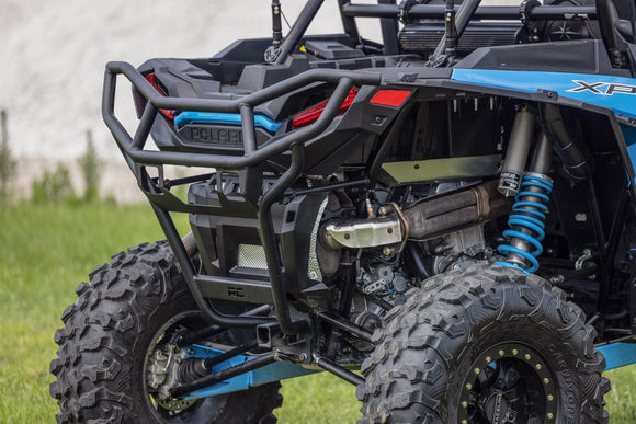 Rough Country Tubular Bumper with Rear Receiver Hitch For Polaris RZR XP1000