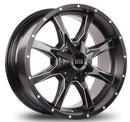 20x9 Mudder Trucker MT513 Breakover Black Machined 8x170 ET18 Wheel Rim-1