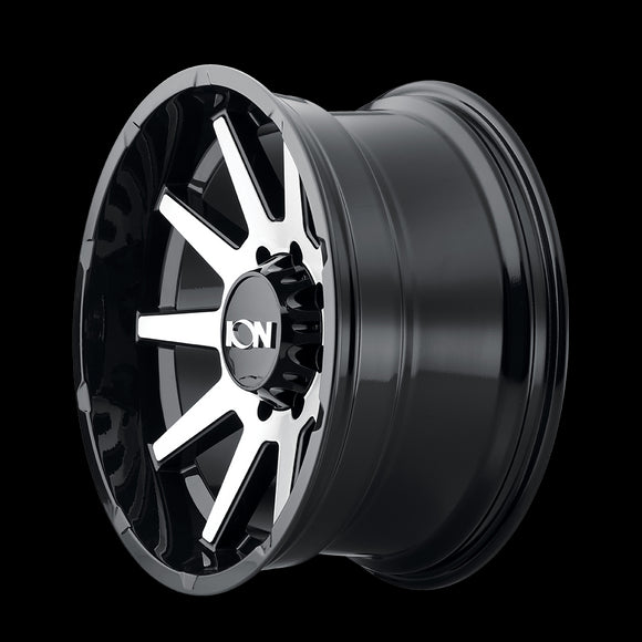 18x9 Ion 143 Black Machined 5x139.7 ET0 CB108 Wheel Rim