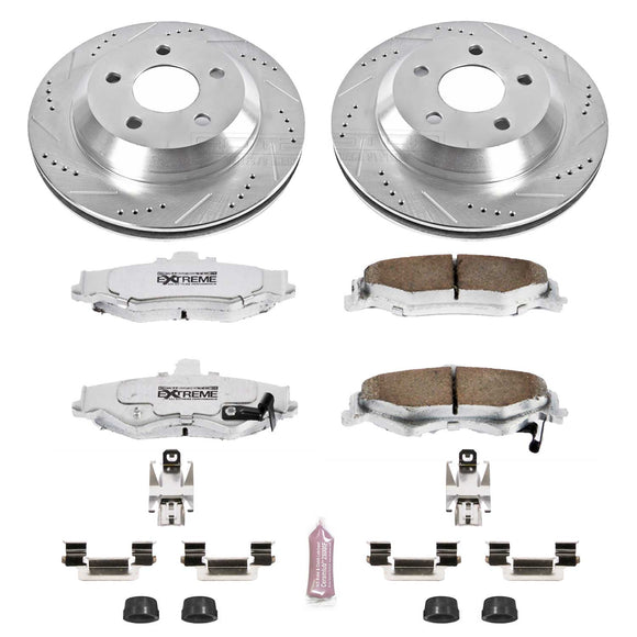 PowerStop Z26 Street Performance Ceramic Brake Pad and Drilled & Slotted Rotor K