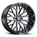 20x12 Vision 402 Riot Gloss Black Machined Face Wheel 5x150 ET-51 CB110.2