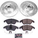 PowerStop Z23 Daily Driver Carbon-Fiber Ceramic Brake Pad and Drilled & Slotted