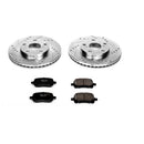 PowerStop Z23 Daily Driver Carbon-Fiber Ceramic Brake Pad and Drilled & Slotted