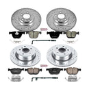 PowerStop Z23 Daily Driver Carbon-Fiber Ceramic Brake Pad and Drilled & Slotted